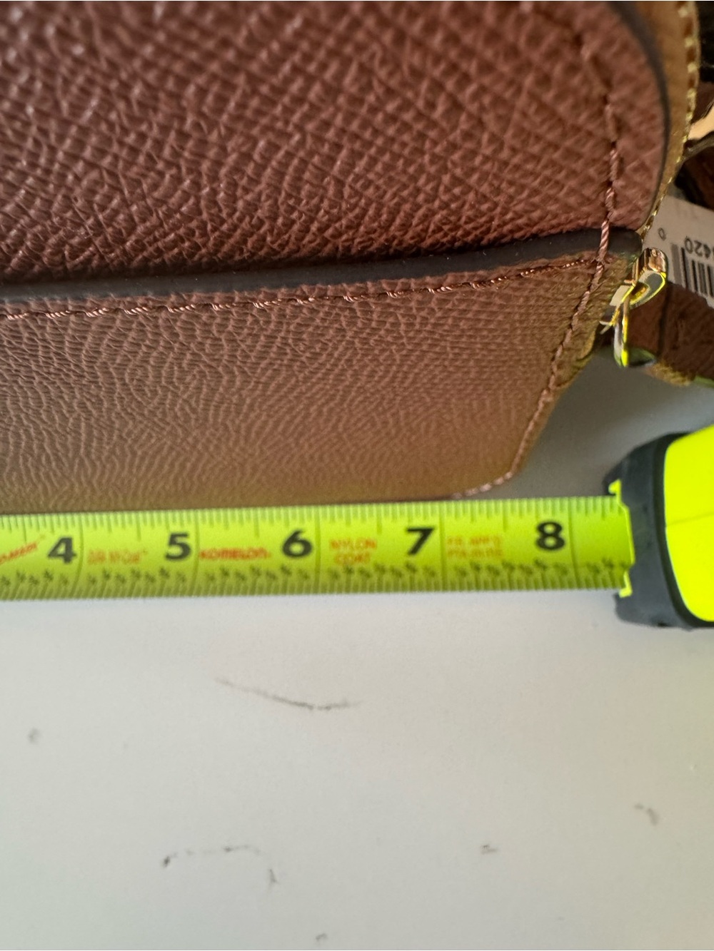 Dooney & Bourke Brown Leather Belt Bag with Tan Strap - Picture 6 of 7